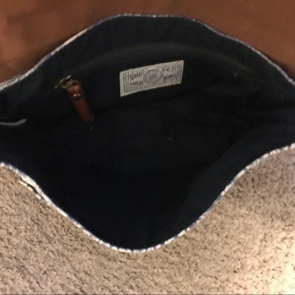 Vintage Lucky Cloth/Leather crossbody Purse - Picture 3 of 8